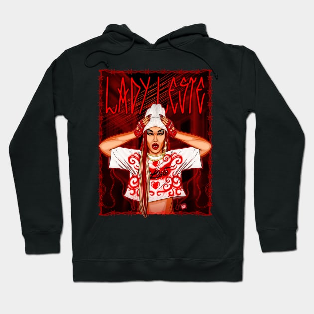 Lady Leste Hoodie by Vallegrito